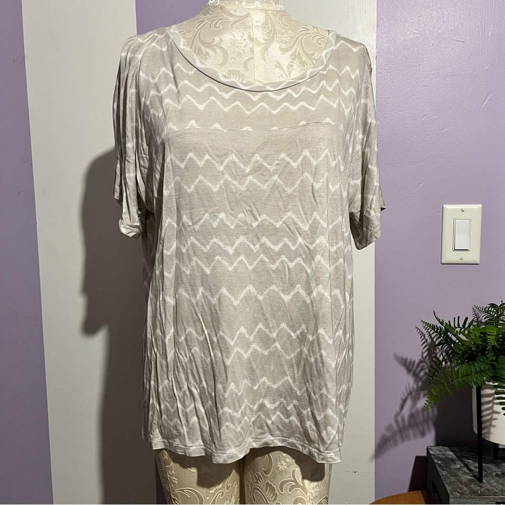 Old Navy Short Sleeve Domain Shirt Womens Sz Lg